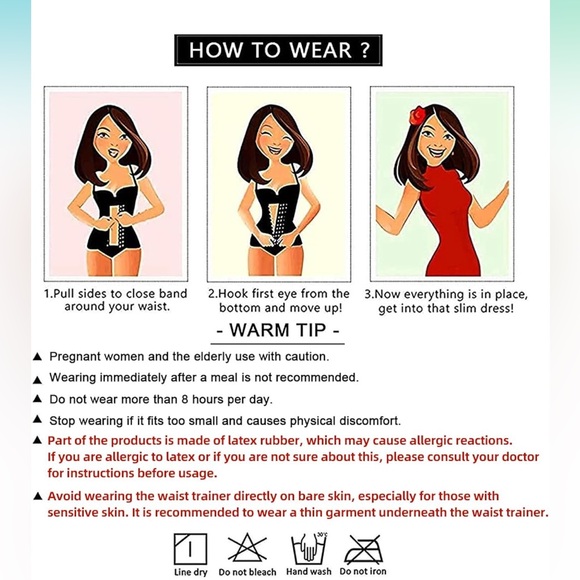 Brand New Yianna Long Torso Black Waist Trainer Corset XL - Picture 7 of 7